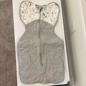Gray Baby Swaddle by Love to Dream